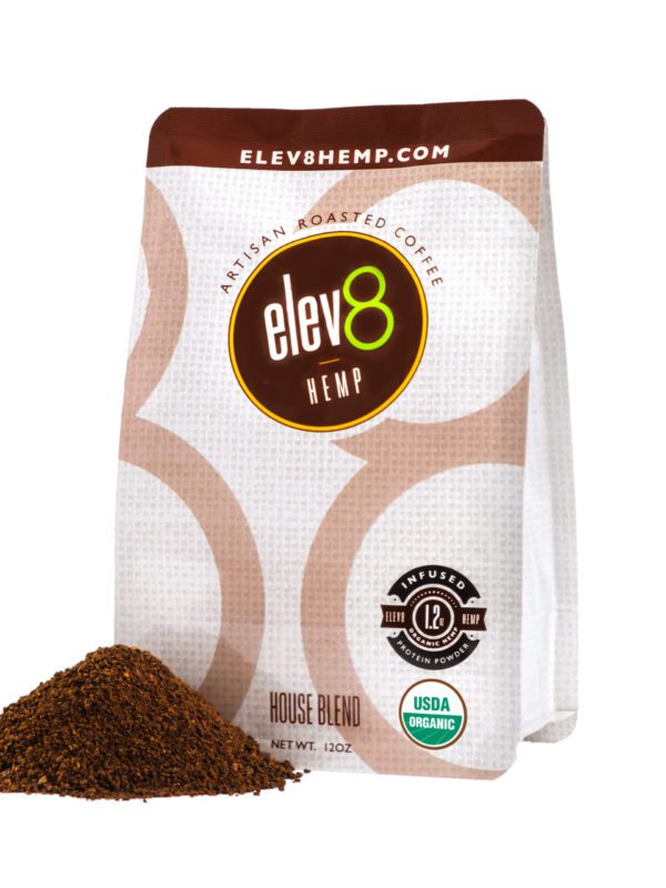 Elev8 Hemp Coffee USDA Organic – House Blend